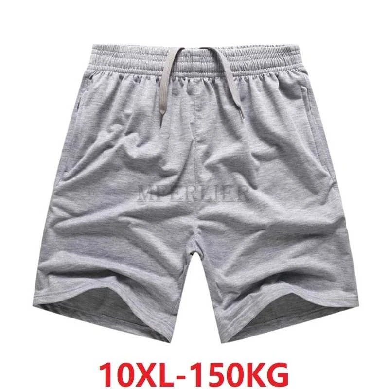 summer large size 9XL 10XL 150kg men sports shorts oversize Comfortable soft loose elasticity casual out door shorts MFERLIER casual shorts