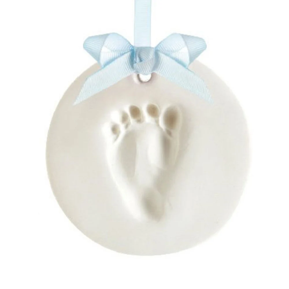 

Baby Care Non-Toxic Baby Handprint Footprint Imprint Kit Baby Souvenirs Casting Newborn Footprint Ink Pad Infant Clay Toy Gifts