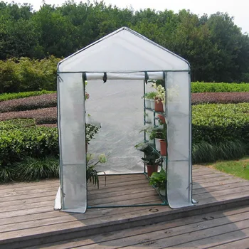 

Walk In Greenhouse Cover Outdoor Garden Plant Grow Green House Plants Vegetables Weather-proof Home Graden Supplies