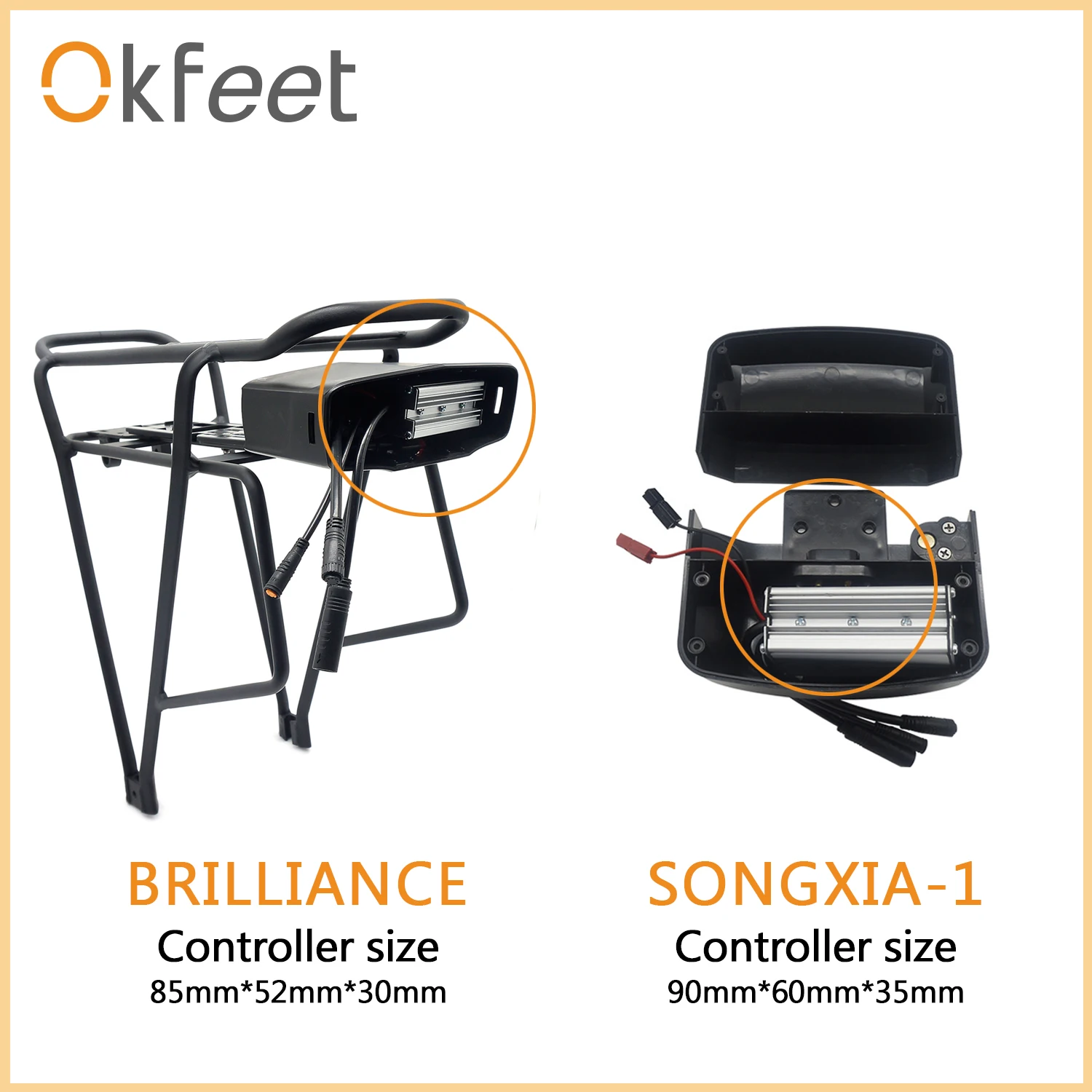 Мощная аккумуляторная батарея Okfeet 36 в 48 13 а/ч 16 А/ч для аккумулятора Bafang eBike +
