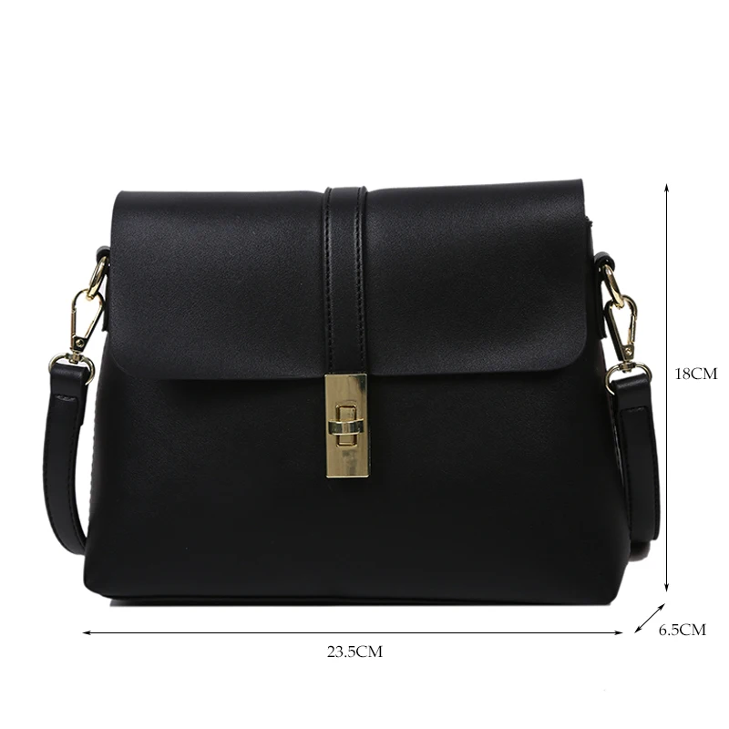 Fashion Small Shoulder Bag for Women High Quality Leather Crossbody Bag Elegant Ladies Messenger Bags Simple Purses and Handbags
