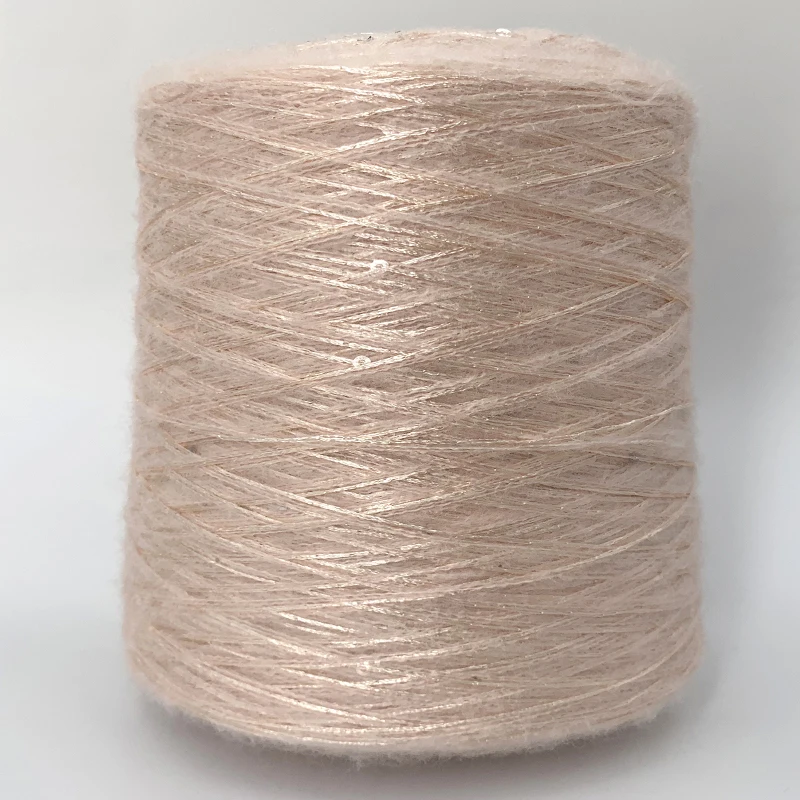 New 520g Soft Natural Colorful Plush Mohair Sequin Yarn for Knitting Ice Silk Metallized Yarn Weave Crochet Sewing Thread X5207 3