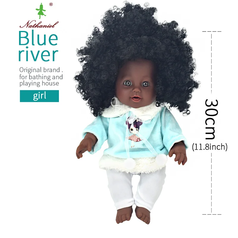 Американская черная кукла-реборн bebek, силиконовая виниловая кукла для новорожденных, Рапунцель, boneca, защитные глаза, мягкая игрушка, подарок для девочек, вечерние - Цвет: 09