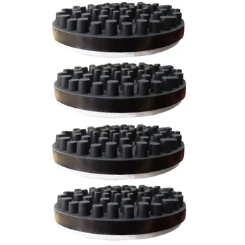 

LP Record Stand Foot Slip Proof Soundproof Silica Gel Isolation Turntable Feet Pads Base Mat for Turntable Phonograph 4PCS