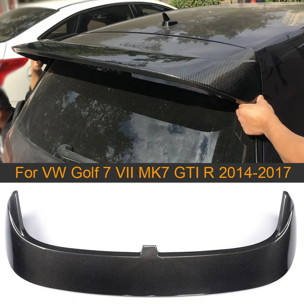 Задний спойлер для Volkswagen VW Golf 7 VII MK7 GTI R 2014 2017 не стандартный и образный из