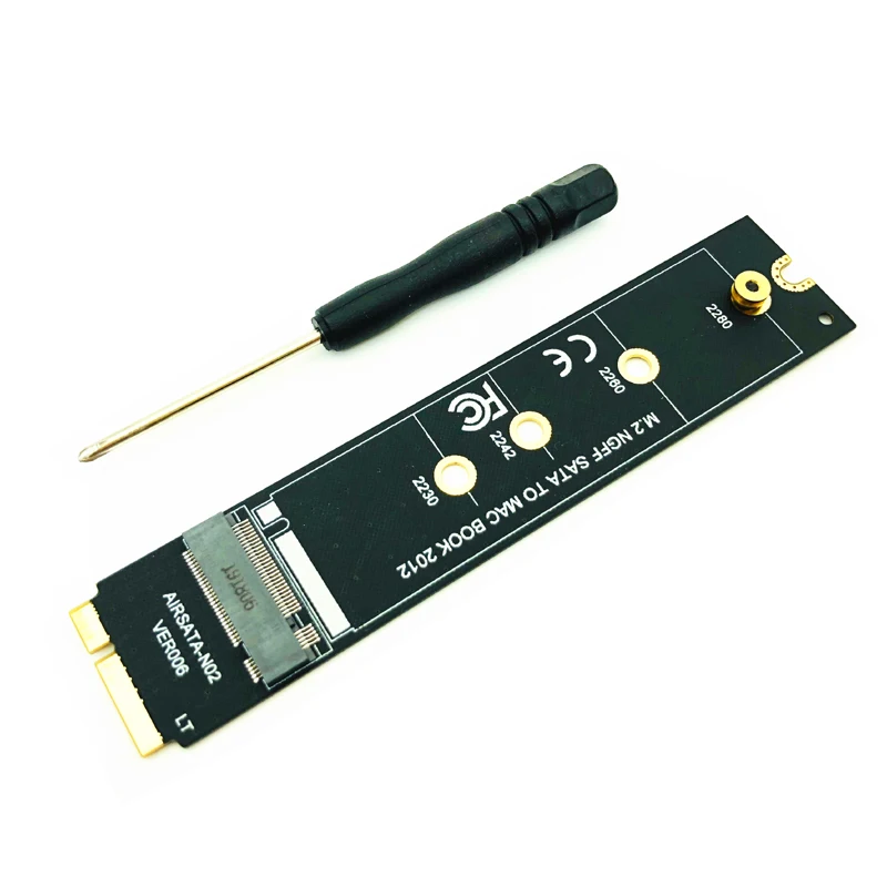 M2 SSD адаптер M.2 NGFF B + M ключ SATA SSD M2 адаптер для MacBook Pro retina 2012 A1398 A1425 конвертер карта для Apple SSD адаптер