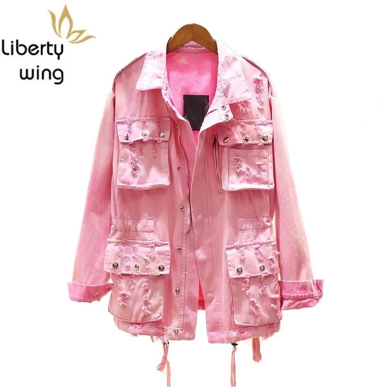 chaqueta-vaquera-rosa-para-mujer-abrigo-informal-holgado-con-cremallera-y-bolsillos-grandes-chaqueta-rasgada-para-otono