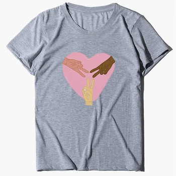 

love Heart T shirt Women Mother's Love Print White T-shirt Mama TShirt Vogue Tops tee shirt Femme Vogue Summer