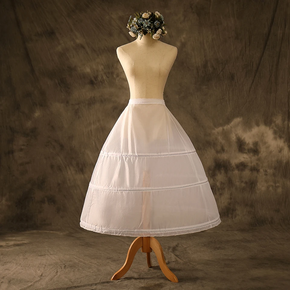 vestido de baile osso completo crinoline petticoat