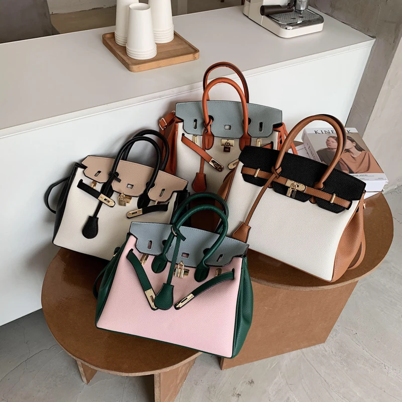 

2020 New Western Style Fashion Lychee Pattern Single Shoulder Handbag Handbag Fashion Messenger Bag Crossbody Bags for Women CC