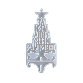 

3D Christmas Tree Silicone Resin Mold Crystal Epoxy Mold DIY Handmade Silicone Crafts Making Tool