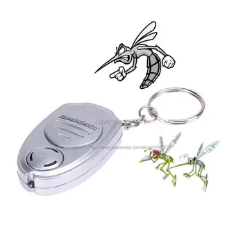 

200pcs Keychain Key Ring Ultrasonic Anti-mosquito Key Chain Mini Mosquito Killer Electronic Repeller Repellent Pest Control