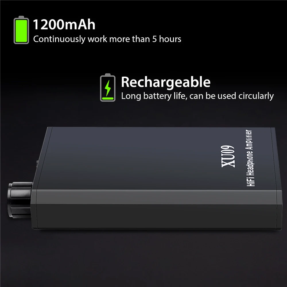 Kebidu Mini HIFI Headphone Amplifier Portable Earphone Audio Aux In Port for iPhone Android Music Player Headphone Amplifier