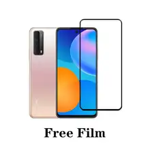 [Free Film] Huawei P Smart 2021 Smartphone Global Version 5000mAh Battery 6.67 Frameless Screen 4+128GB 48MP Quad Camera Celular