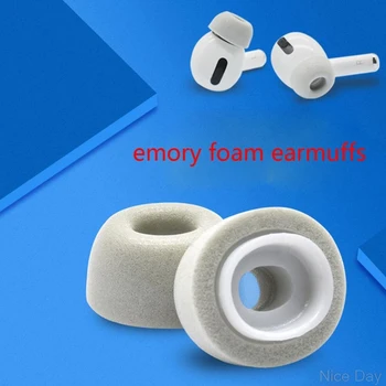 

3Pair Memory Foam Ear Tips Replacement Earbuds Cover Earplugs for Airpods Pro Ju02 20 Dropship
