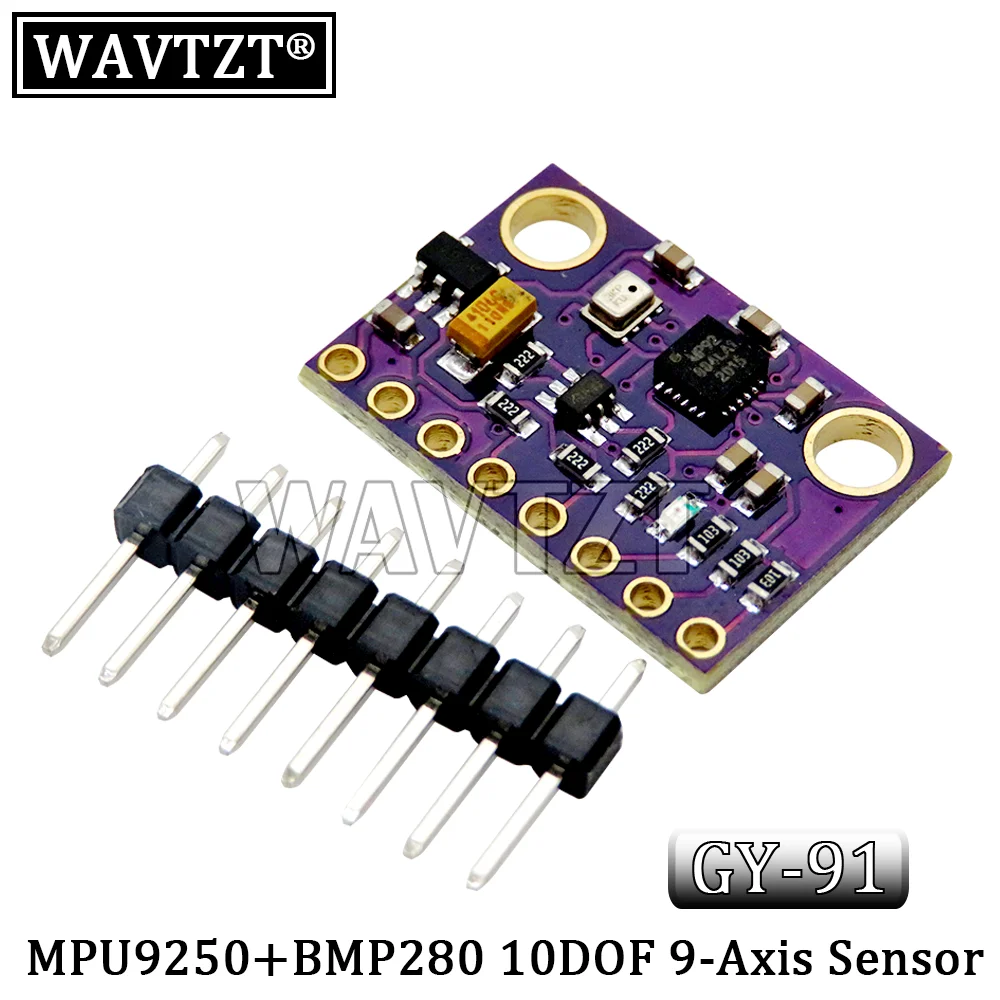 Фонарь управления MPU9250 BMP280 SPI IIC/I2C 10DOF с ускорением фонарь 9-осевой сенсорной платы