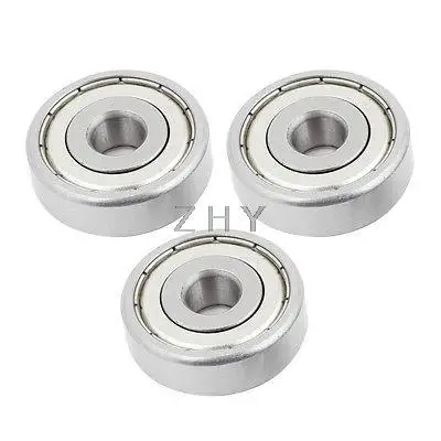 

9x35x11mm Double Shielded 6300Z Deep Groove Ball Bearing 3 Pcs
