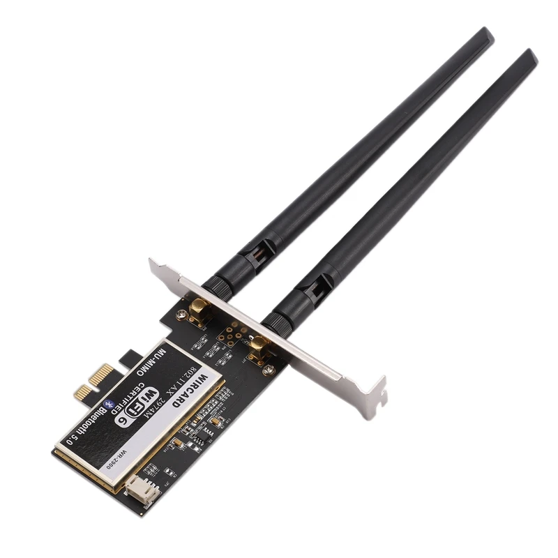 WIRCARD wifi 6 WR-2900 2974 м гигабитная PCIe настольная беспроводная сетевая карта wifi приемник 5,0 Bluetooth