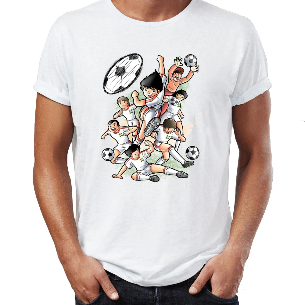 

Men's T Shirt Captain Tsubasa Le Petit Footballer Anime Artwork Awesome Tee