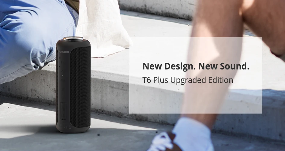 Tronsmart T6 Plus Upgraded Edition Bluetooth 5.0 Speaker 360° Surround Sound NFC Connection IPX6 Waterproof Portable Speaker   (1)