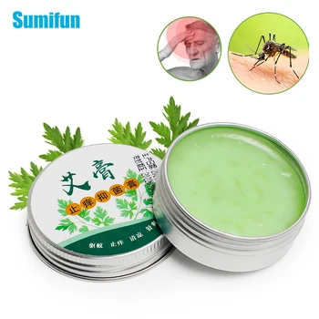 

1Pcs 20g Wormwood Mosquito Bite Cream Repair Anti-Itch Grass Cream Itching Swelling Relief Refresh Dizziness Herbal Ointment