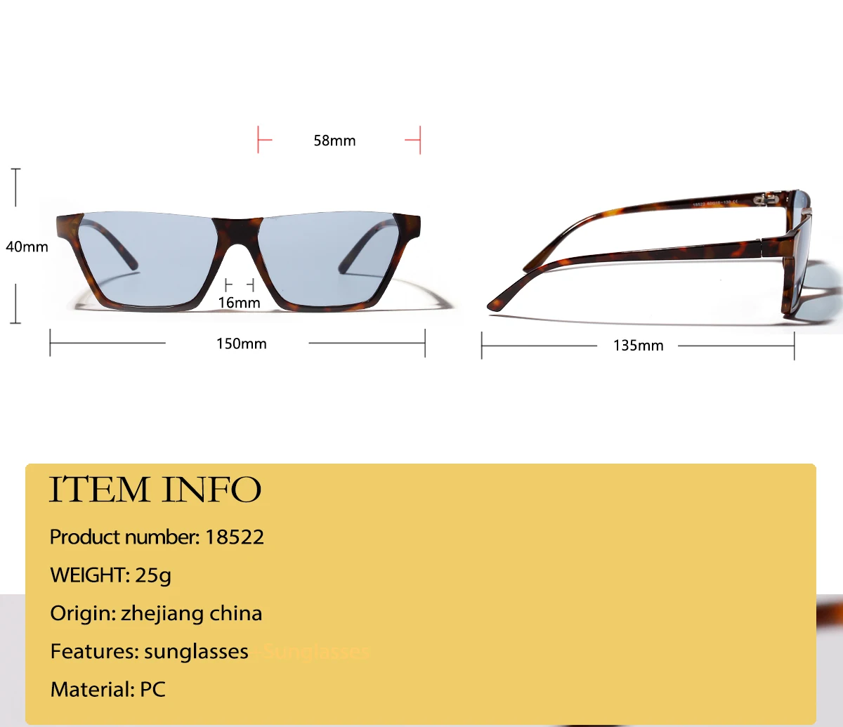 China Custom Fashion Women Casual Small Triangle Cat Eye Sunglasses