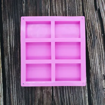 

DIY Silicone Mould 6 Lattice Large Cuboid Mould Baking Mirror Epoxy Mould Hand-made