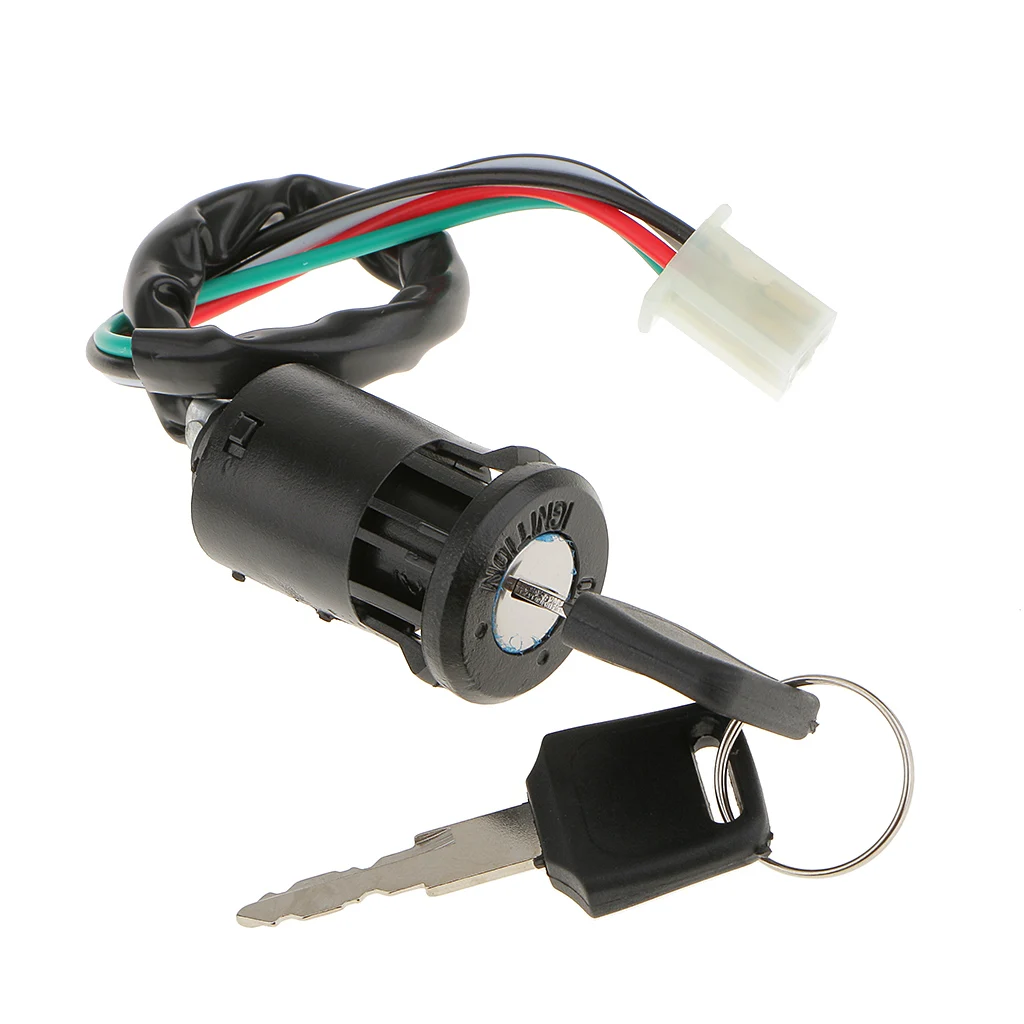 Black Universall Ignition Switch With 2 Keys for Quad & Dirt Bikes 110/125/150cc/250cc