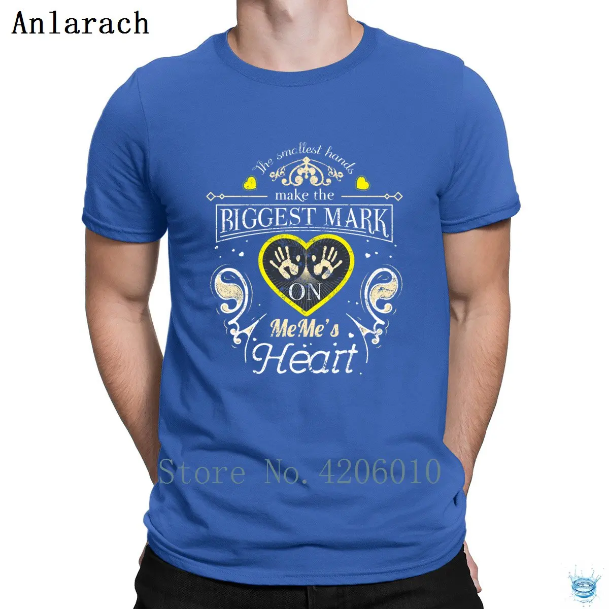 Meme Gift Idea футболки хлопок Уникальный Дизайн Весенняя футболка для мужчин в стиле хип-хоп горячая Распродажа веселый юморный анларач - Цвет: Royalblue