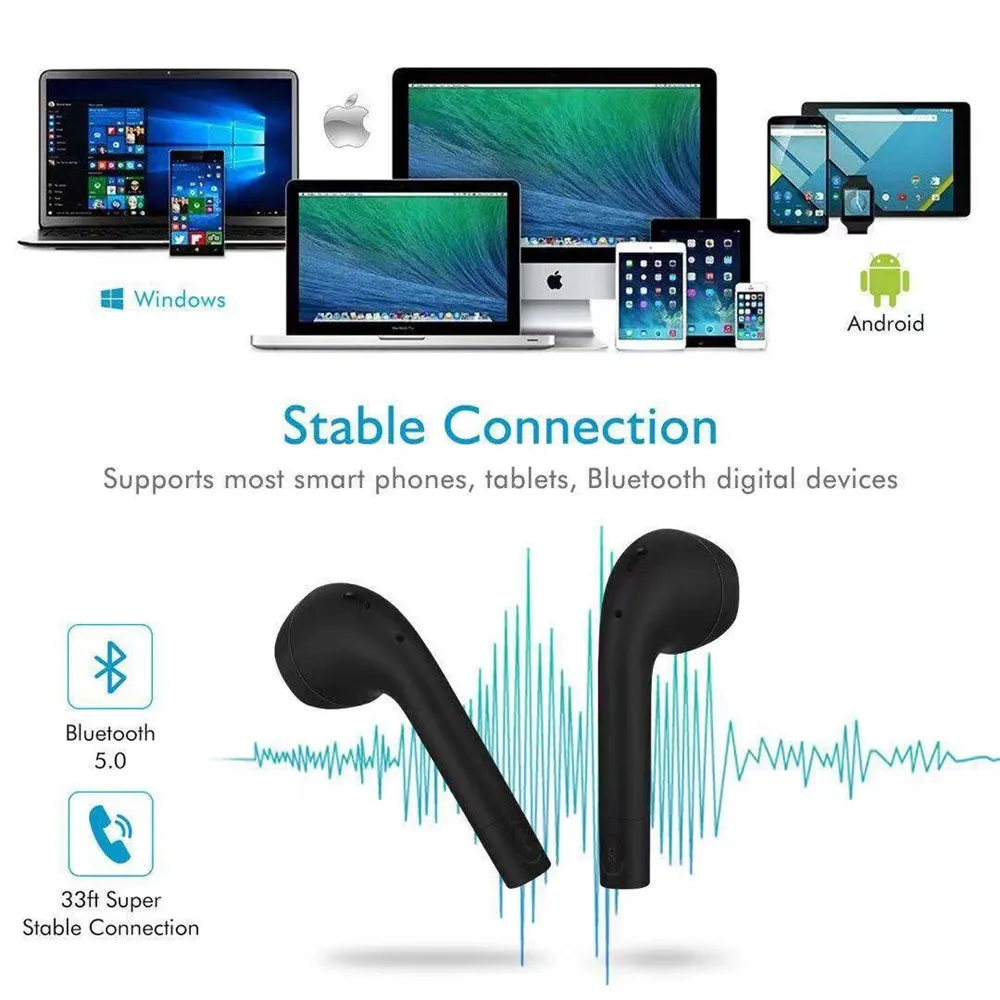 TWS беспроводной Bluetooth 5,0 футляр для наушников спортивные сенсорные наушники настоящие HIFI наушники 6D HD стерео наушники с микрофоном PK T5 QS1 GT1