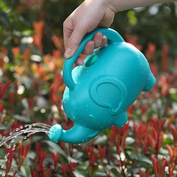 

Elephant Watering Can 2 Quarts Blue/Green Novelty Indoor Watering Can Handheld Elephant Watering Can Pot Home Garden MU8