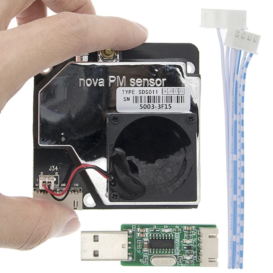 Sensor Nova PM SDS011 de alta precisión, Sensor de detección de calidad ...