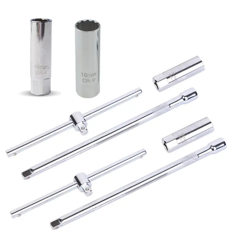 

14/16mm Spark Plug Socket 12 Point Remover Wrench Drive Repair Removal Accessory