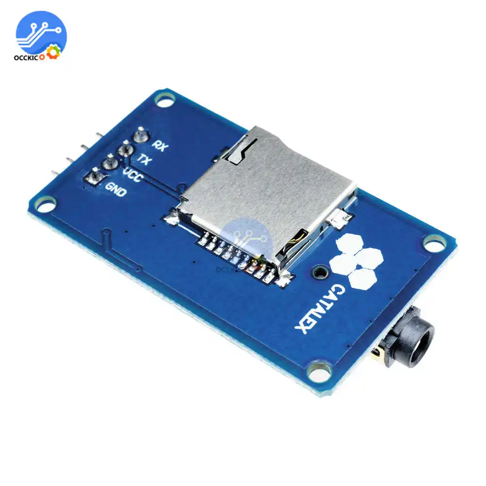 MP3 декодер модуль DAC плата YX5300 UART управление последовательный mp3-плеер модуль для Arduino/AVR/ARM/PIC CF аудио анализатор спектра