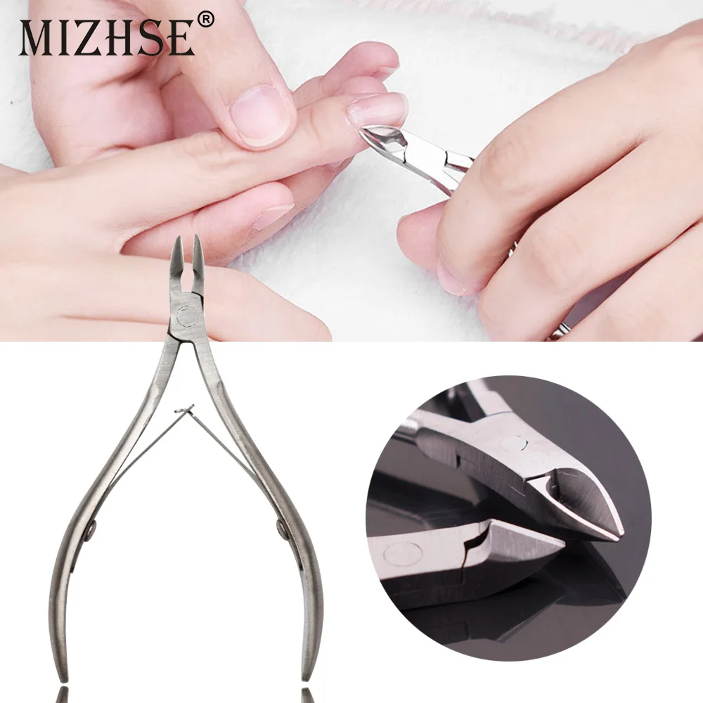 

MIZHSE Nail Cuticle Nipper Cutter Clipper Cutter Cuticle Scissor Plier Manicure Pedicure Dead Skin Remover Timming Nail Art Tool