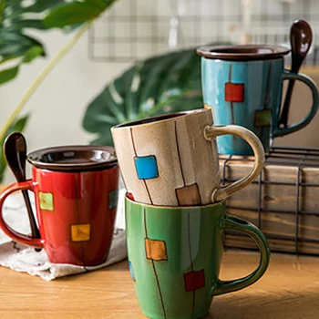 

Creative Ceramic Mug Coffee Cup Cappuccino Espresso Cups Reusable Simple Milk Cup Tazas Para Cafe Crockery Drinking Home W