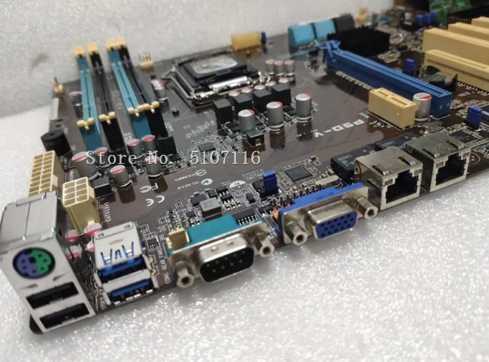 Настольная материнская плата для P9D-V 1150 C224 6GB pin Серверная материнская плата будет протестирована перед отправкой