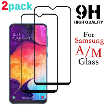 

2PCS Full Tempered Glass For Samsung Galaxy A50 A30 Screen Protector Glass For Samsung Galaxy M20 M30 A20 A20E A40 A80 A70 A60 G