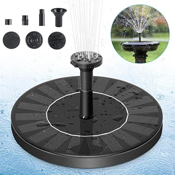 

7V 1.4W Fountain Watering kit Power Solar Pump Pool Pond Submersible Waterfall Floating Solar Panel Water Fountain For Garden