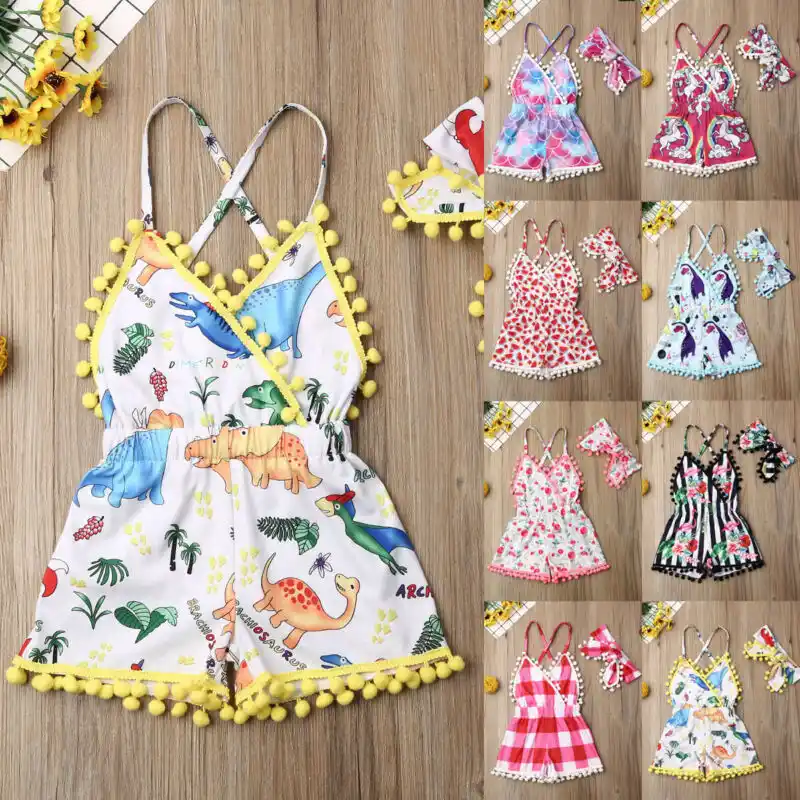 baby girl summer jumpsuit