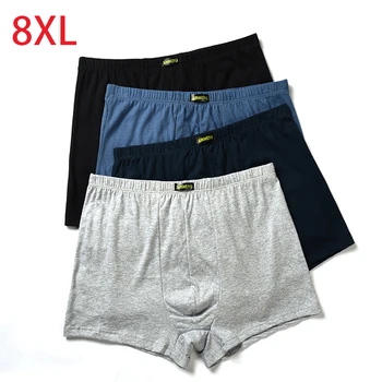 

Plus Men Underwear Male boxer Solid Panties Shorts Men's Cotton Underpants Man boxers Large Size 8XL 7XL 6XL 5XL 4XL XXXXL