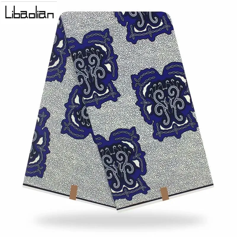 Торговля Африканский настоящий воск лучшее качество Голландский Настоящий Воск хлопок, нигерийская мода африканская вощеная ткань принтом 6 ярдов/партия F912-11