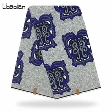 Торговля Африканский настоящий воск лучшее качество Голландский Настоящий Воск хлопок, нигерийская мода африканская вощеная ткань принтом 6 ярдов/партия F912-11