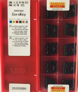 

10PCS CARBIDE INSERT CNMG160608-PM4325