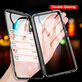 

Magnetic Adsorption Case For Oppo Reno Z 2 2Z Case Flip Tempered Glass For OPPO Realme X Lite 3 Pro K1 F11 Pro A9 Case Bumper
