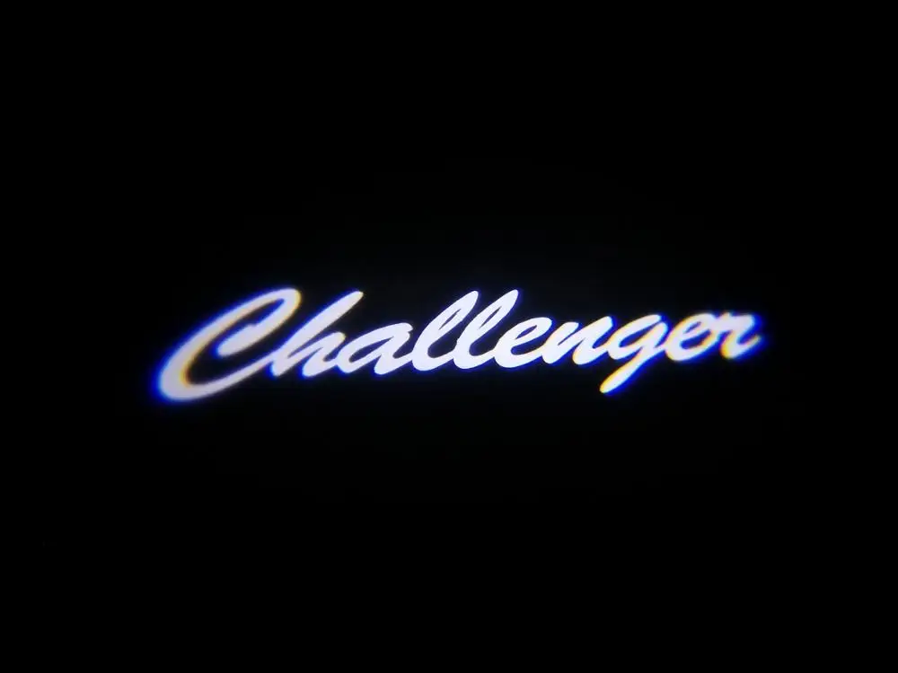 B16 YY, высокая четкость, для Dodge Challenger SRT Hellcat Scat Pack, Demon R/T, светодиодный светильник для автомобиля, вежливая дверь, логотип, лазерная лампа, 2008 - Испускаемый цвет: B16