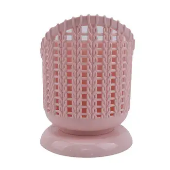 

Woven Hollow Plastic Pen Holder Desktop Storage Box Simple Multifunction Stationery UY8