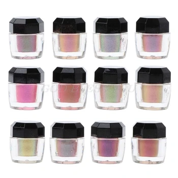 

12 Color Chameleons Pigment Magic Mirror Powder Epoxy Resin Glitter Colorant DIY Pigment Drop Shipping