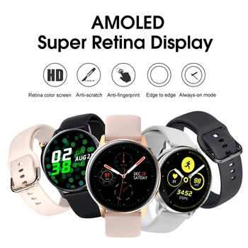 

SG2 IP68 Waterproof Monitoring Heart Blood Pressure Full Rate Clear Exercise Fit Screen ECG Health Smart Watch