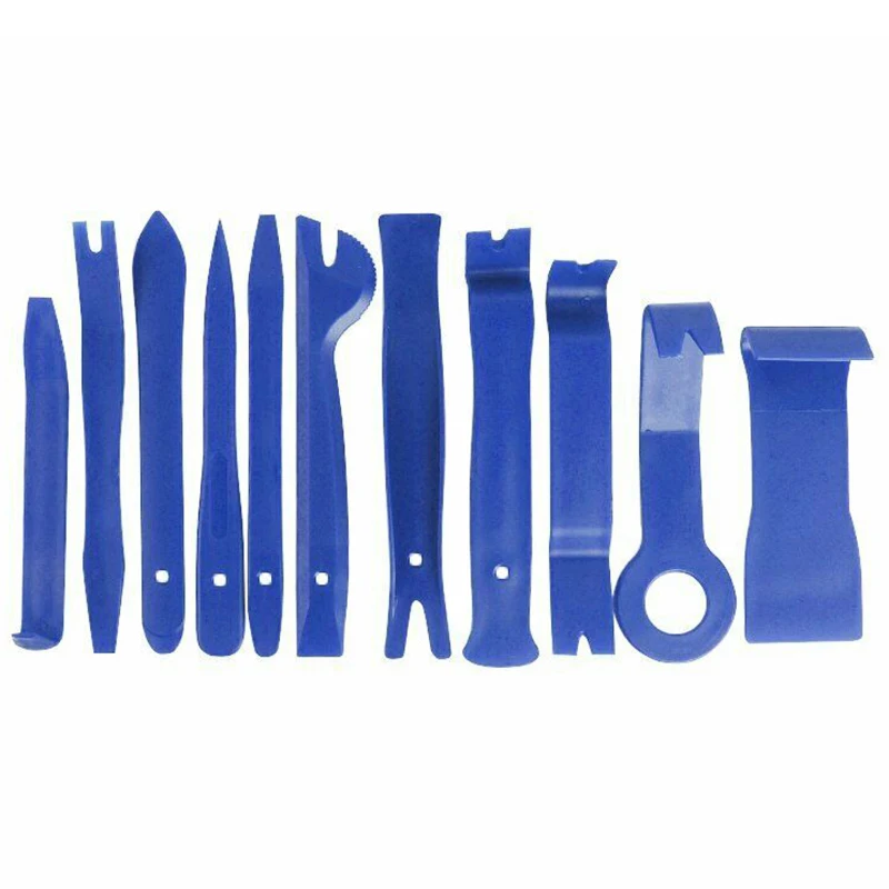 11Pcs/set Blue/Red Optional Car Interior Trim Wedge Mounting Lever Plastic Wedge Mounting Wedge Tool Plastic